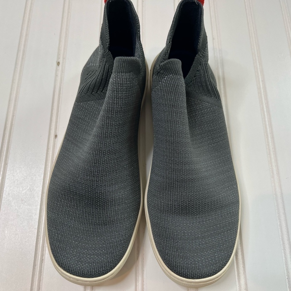 Rothy’s The Chelsea Sneaker Boot Fog Melange 8 Women Gray 1405 - Picture 3 of 8
